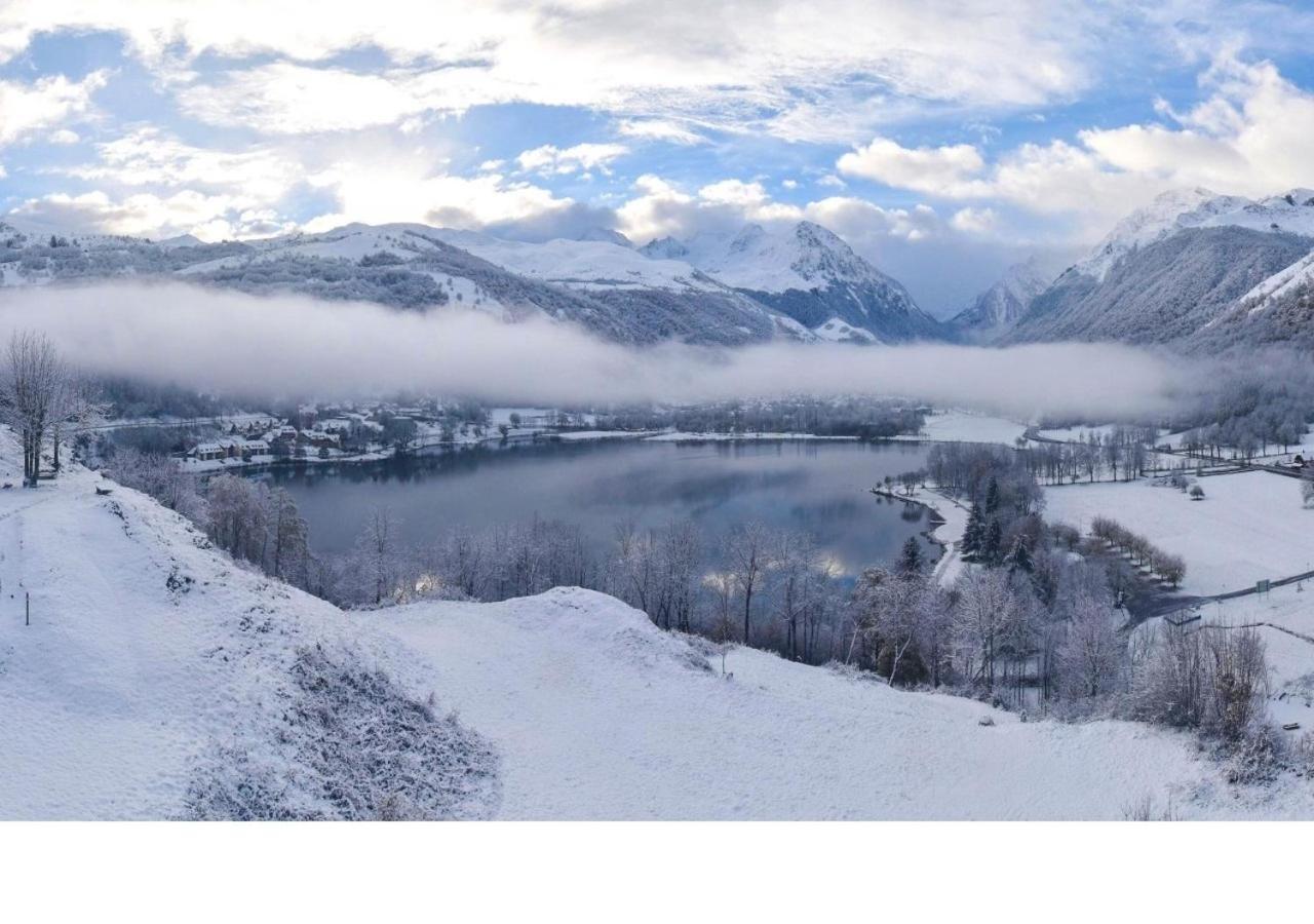 Appt T2 4 Pers Saint Lary Centre Village Parking Extérieur photo